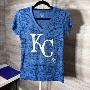 Blue KC Short Sleeve Women's Tee 832